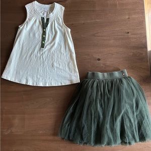 Girls sz 8 Matilda Jane 435 Treehouse Skirt and Obstacle Course Tank